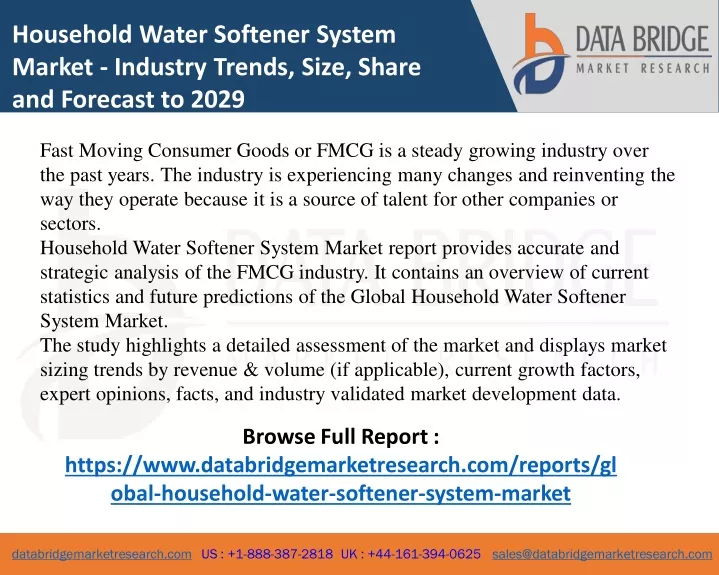 Ppt - Household Water Softener System Market Powerpoint Presentation ... regarding What Your Water Softener Data Reveals About Household Consumption Patterns