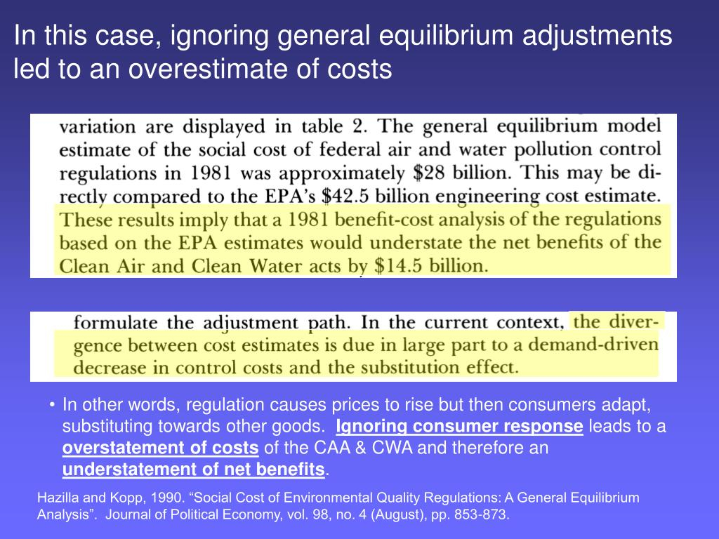 Ppt - The Benefits And Costs Of Environmental Protection: Measuring ... regarding The Real Cost of Ignoring Environmental Product Declarations