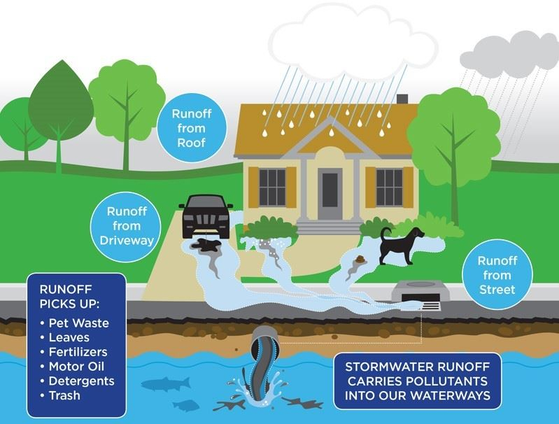 Preventing Stormwater Runoff Pollution | Gardner Ma with regard to How to Stop Stormwater Runoff by Greening Your Garden Shed