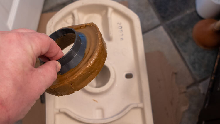 Replacing A Toilet Is Easier Than You Think — Az Diy Guy in Install Toilet Wax Ring