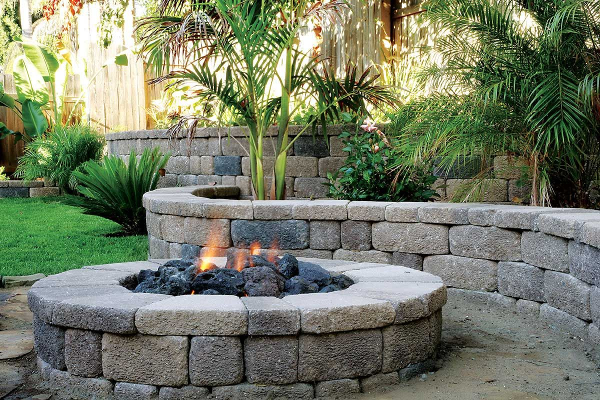 Retaining Wall Block Fire Pit for Build a Safe Retaining Wall Fire Pit in One Weekend for Under $110