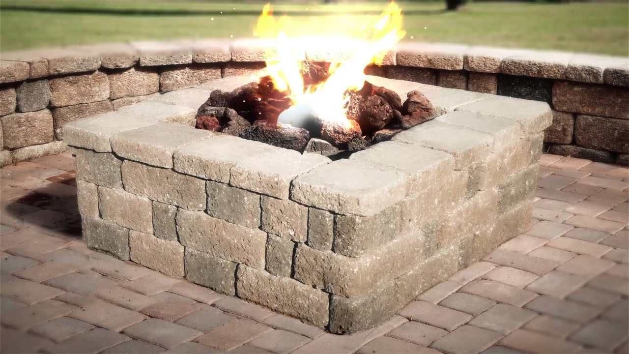 Retaining Wall Block Fire Pit within Build A Fire Pit With Retaining Wall Blocks