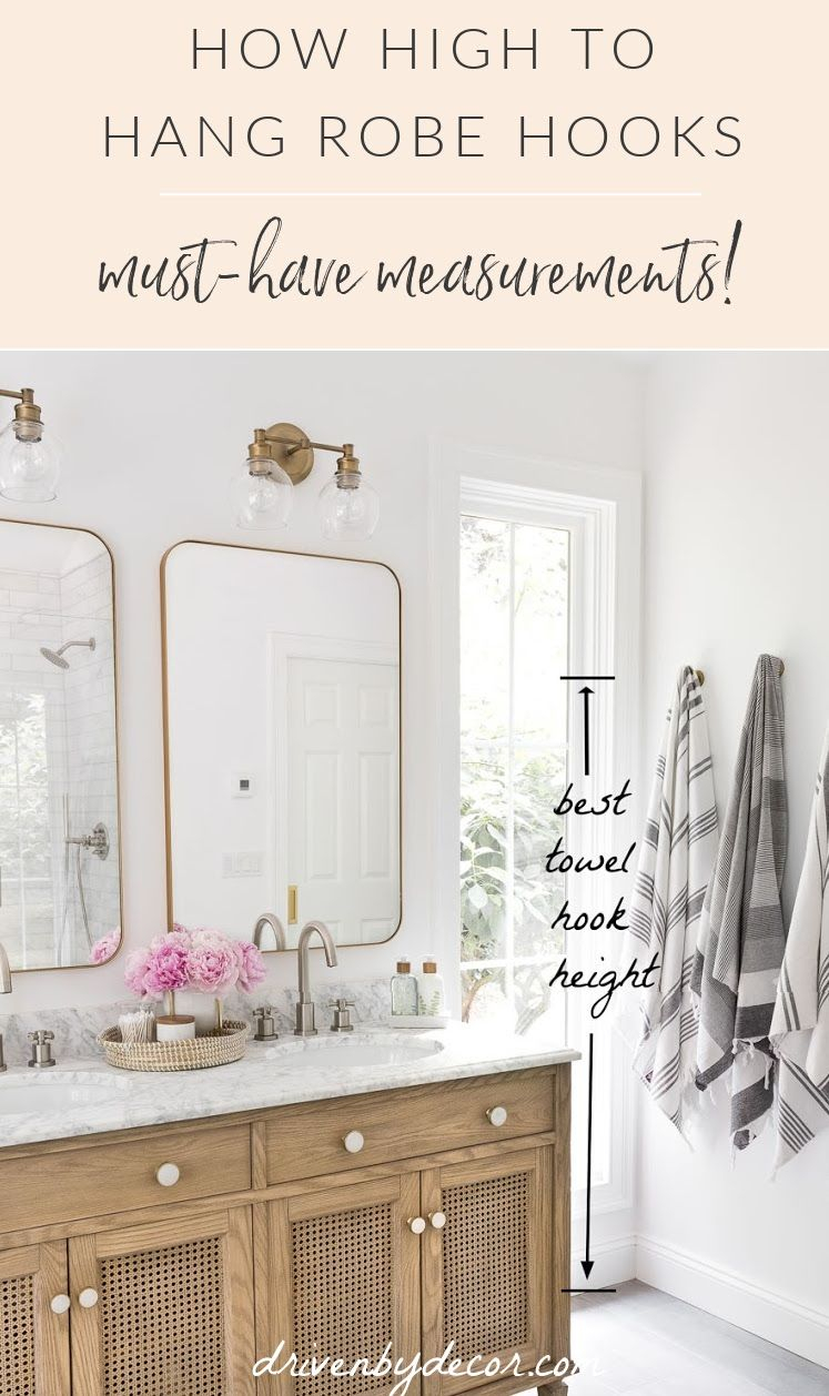 Robe Hooks Bathroom Placement – Artofit for How to Choose Between Towel Bars and Hooks Based on Your Bathroom Layout