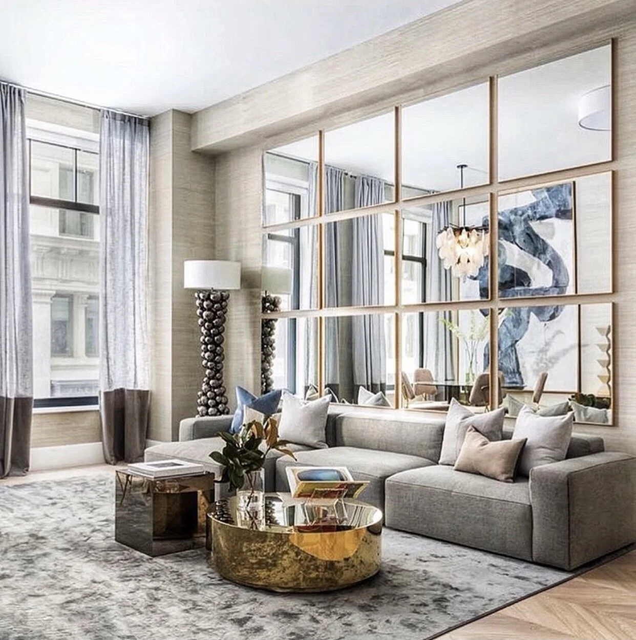 Room With Mirror Wall: Transform Your Space With Reflective Beauty within Dining Room Wall Decor Ideas