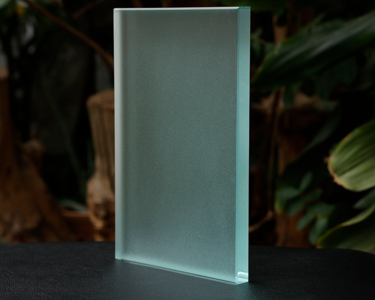 Sandblasted Glass | Hongjia Architectural Glass Manufacturer throughout Sandblasted Glass Finish