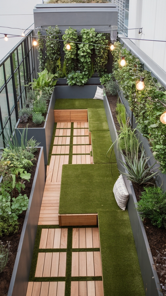 Simple Rooftop Terrace Ideas: Transform Your Roof Into A Garden And ... in Smart Storage Hacks That Make Small Roof Terraces Feel Spacious
