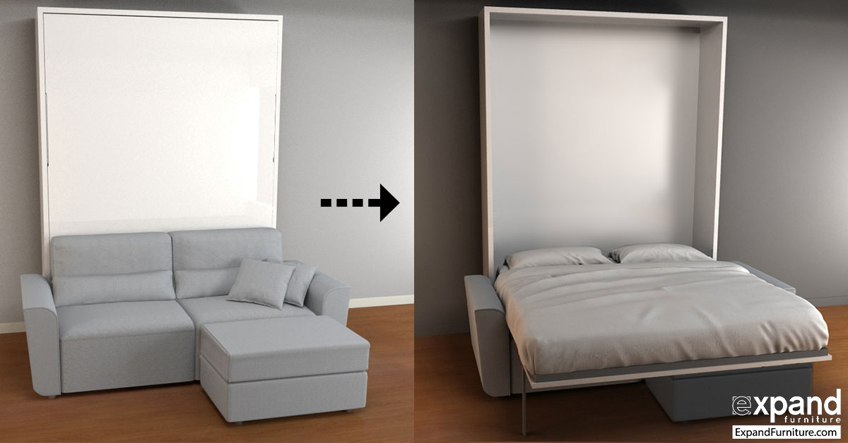 Smart Furniture Murphy Bed At Tamara Hall Blog throughout The Real Comfort Test for Murphy Beds with Integrated Sofas