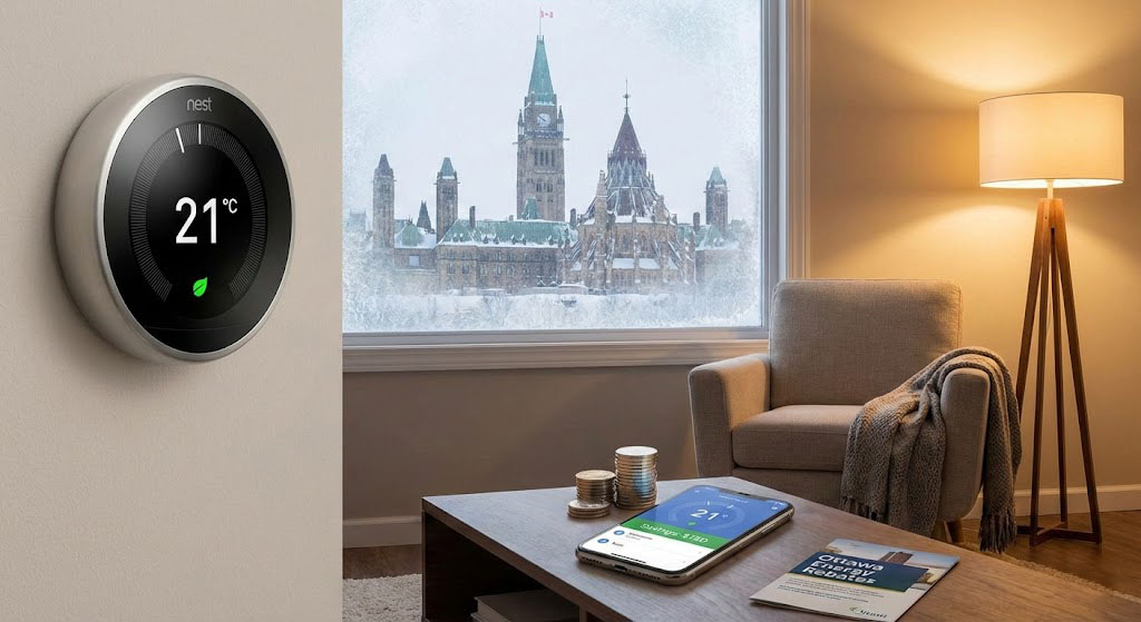Smart Thermostats For Ottawa | Save Money Guide 2026 intended for How Much Money a Smart Thermostat Really Saves Based on 2026 Utility Bills