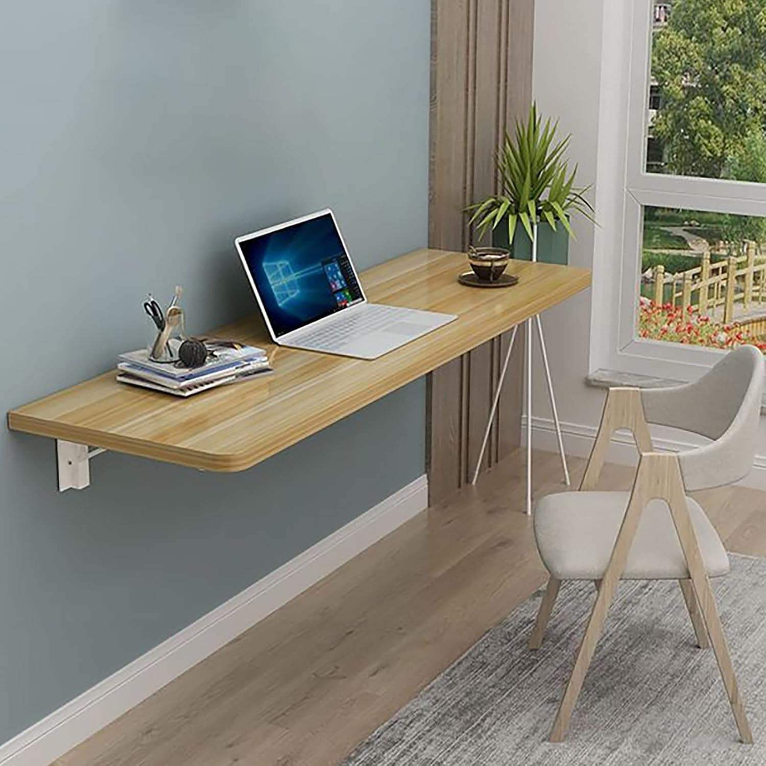 Space-Saving Wall-Mounted Folding Table – Compact Folding Desk And ... for How a Wall Mounted Foldable Desk Reclaims Your Living Space in 2026