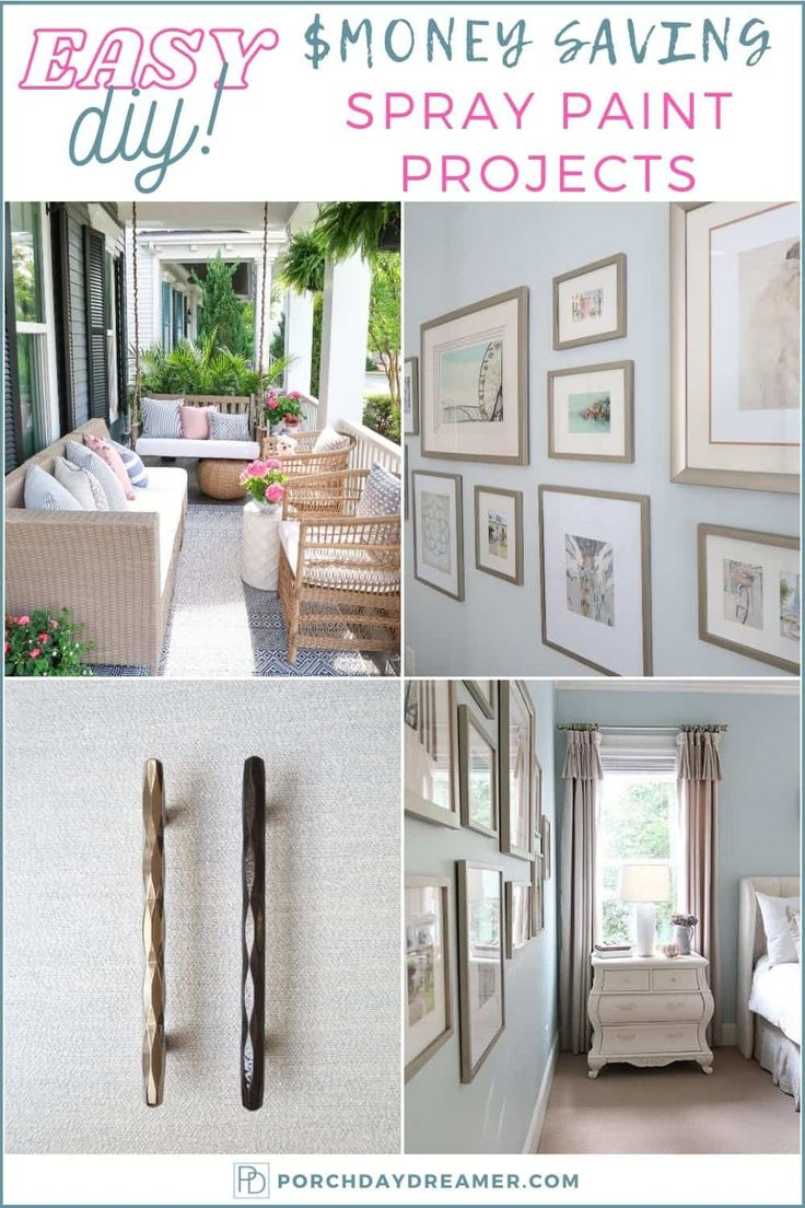 Spray Paint Makeovers! 4 Money Saving Diy Ideas | Spray Paint Projects ... inside Distemper Paint Interior Wall