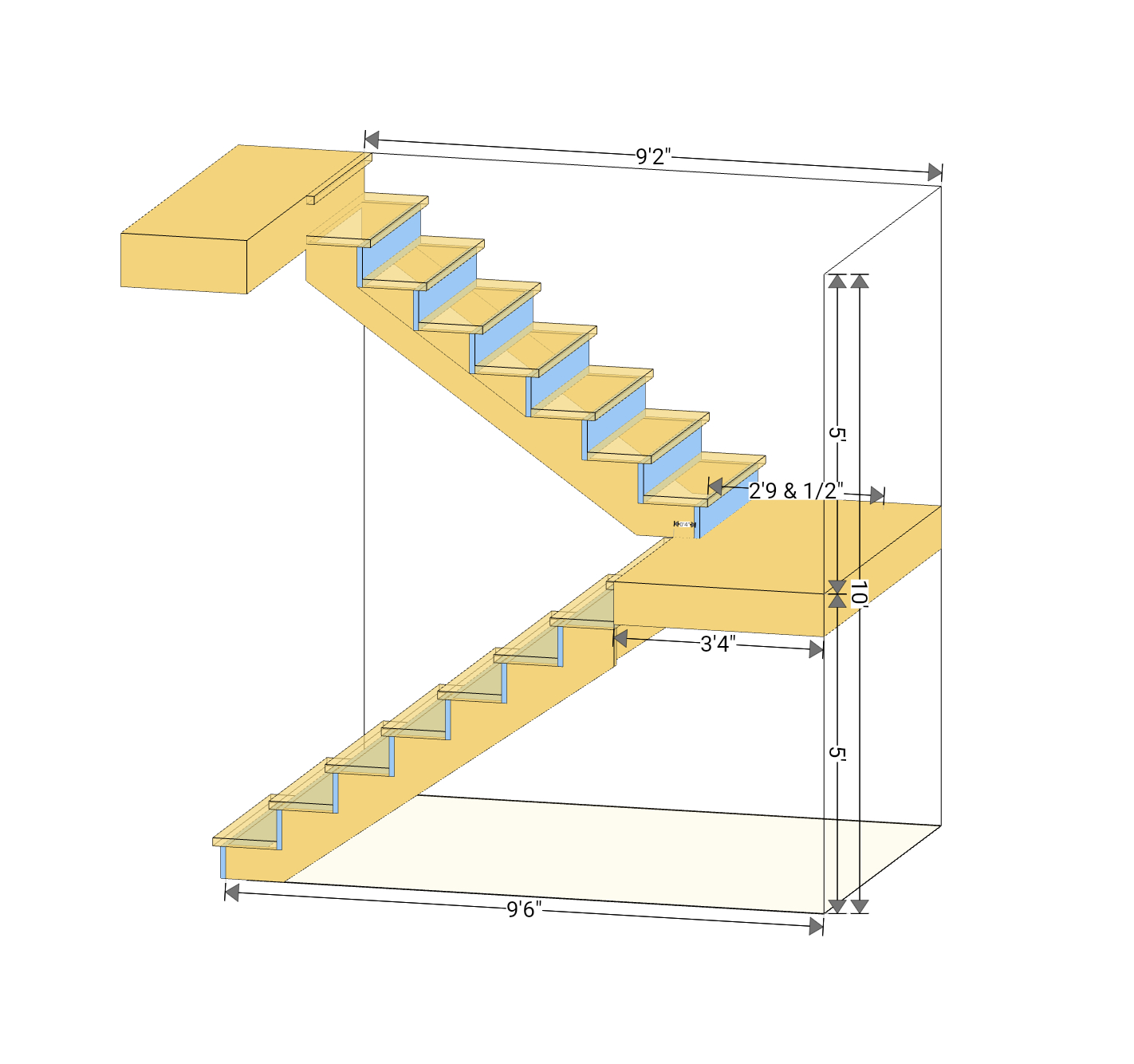 Staircase Calculator With Landing: Accurate Measurements For Safe Design pertaining to Expert tips for choosing furniture that fits tight stair landing dimensions