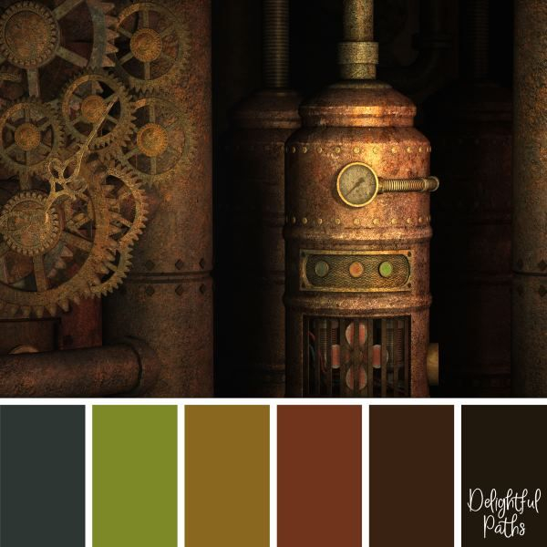 Steampunk Color Palette | Color Palette From Image within Creating an Immersive Steampunk Atmosphere Through Thoughtful Color Palettes and Textures