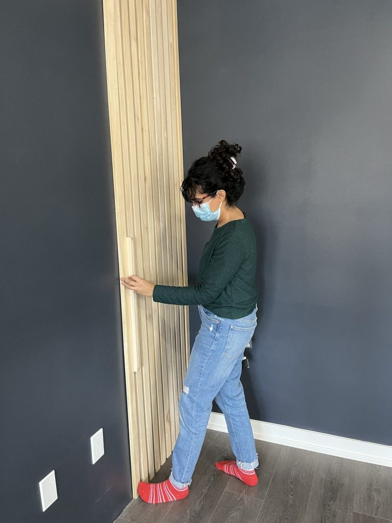 Step By Step Diy Wood Slat Wall - Hana's Happy Home regarding The Real Cost of Installing Wood Slat Walls and How to Budget Wisely