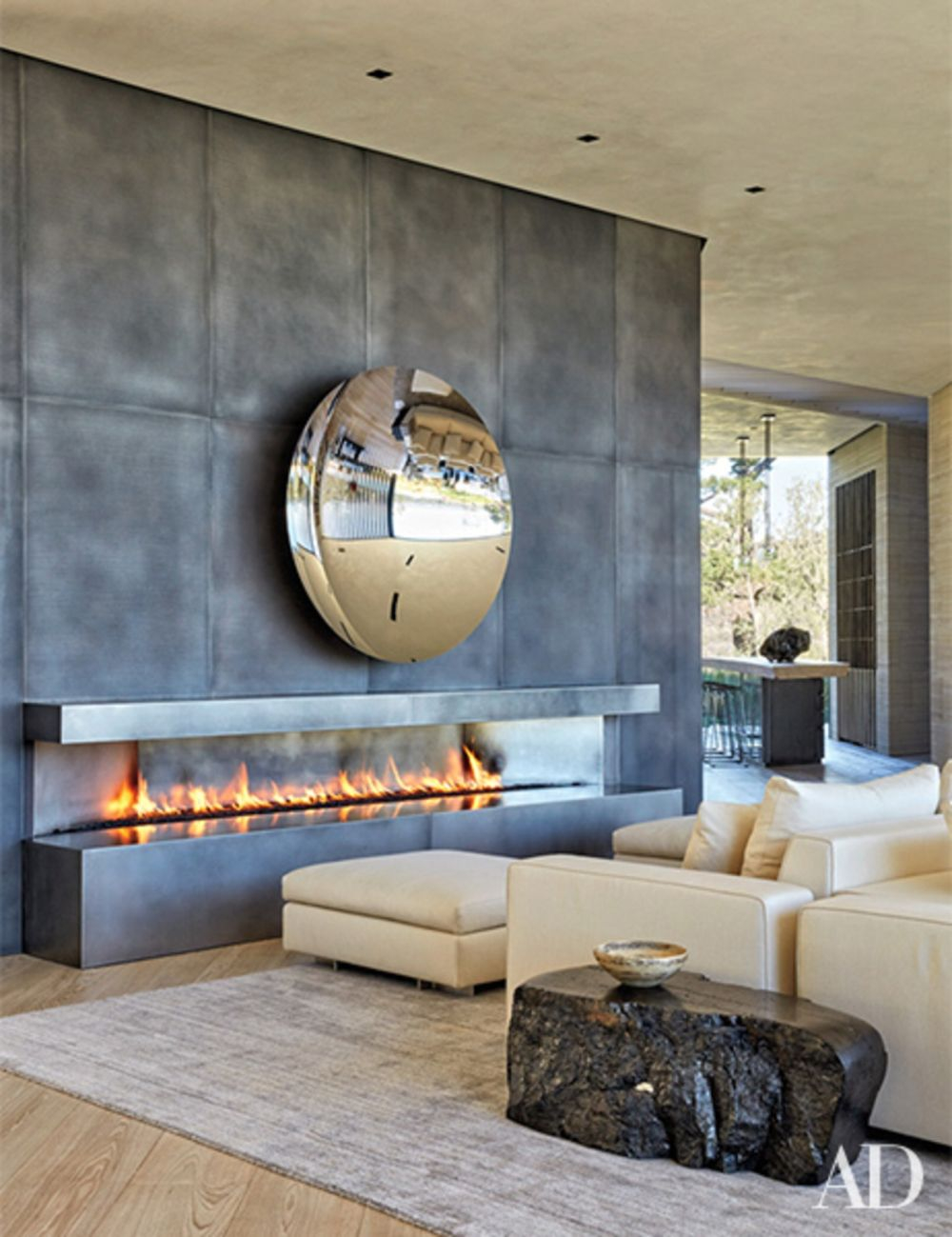 Stunning Interiors With Steel Fireplace Surround Focal Points inside Steel Fireplace Surround