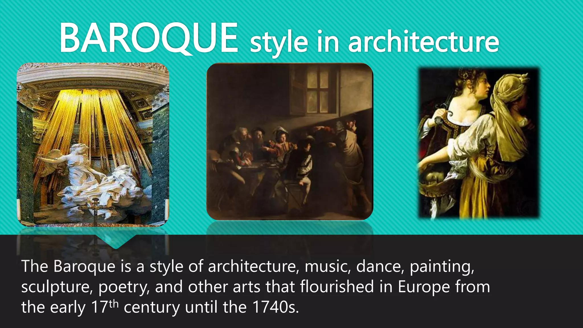 Style In Architecture (Baroque).Pptx regarding Modern Baroque Interior Style