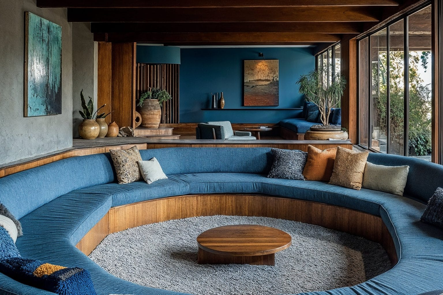 Sunken Living Room 1950S throughout Sunken Living Room Design