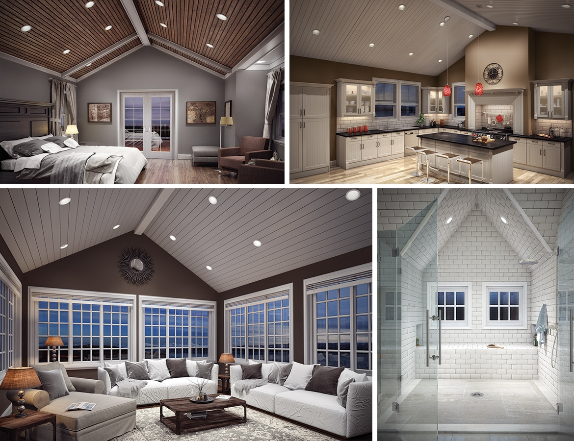 Super Sloped Ceiling Recessed Lighting Remodel - Kreative Ideen ... in Gimbal Recessed Light Sloped Ceiling