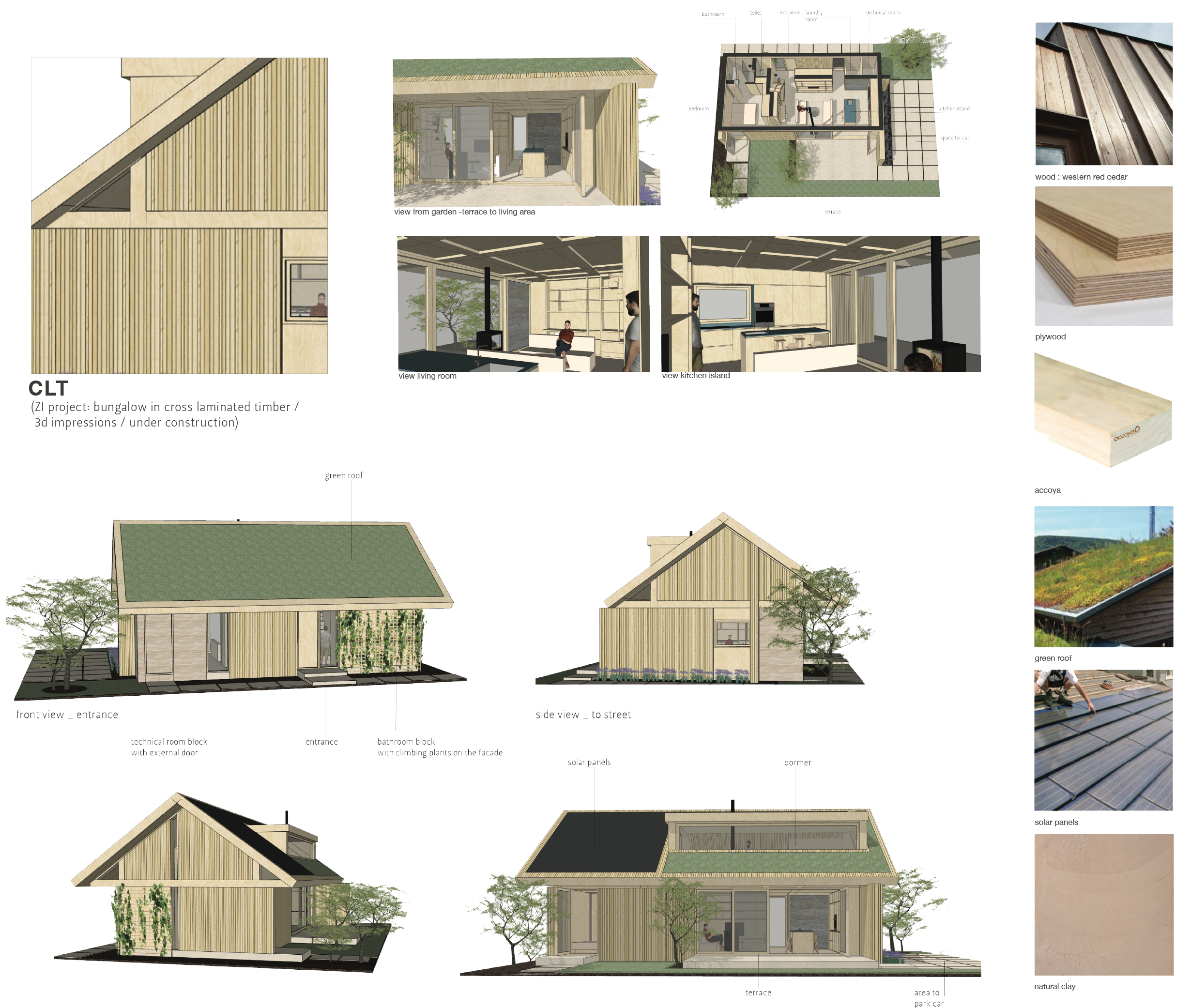 Sustainable Approach - Zoom.industries with Cross Laminated Timber Clt House