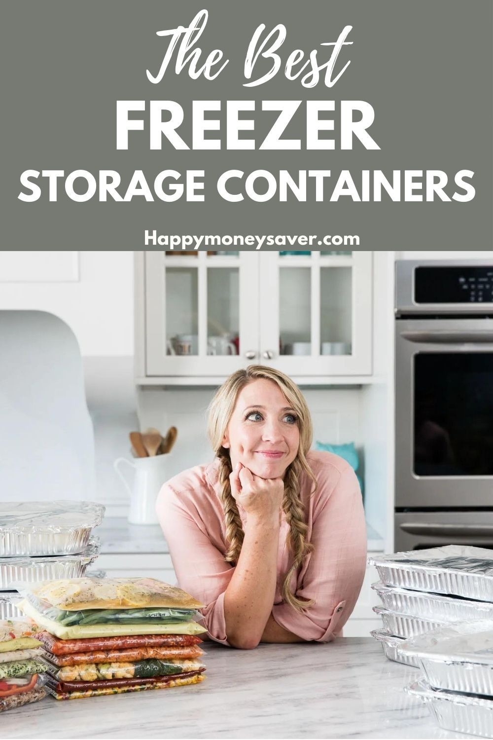 The Best Food Freezer Containers For Freezer Meals | Freezer Food ... in Freezer Organization Bins