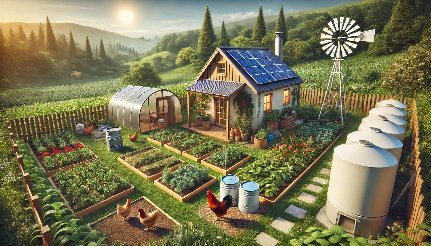 The Self-Sufficient Backyard For The Independent Homesteader Off-Grid ... regarding Tiny House Design Backyard
