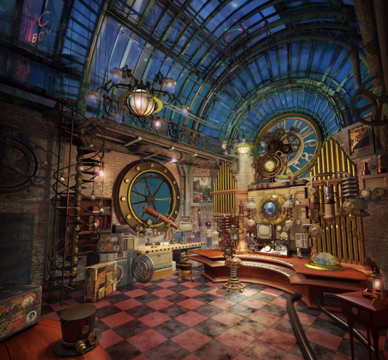 The Steampunk Color Palette And Colors To Use In Your Room Décor within Steampunk Interior Design Home