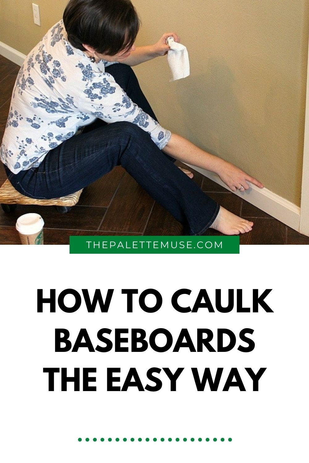 The Trick To Caulking Baseboards - The Palette Muse regarding Caulking Baseboard Gap Filler