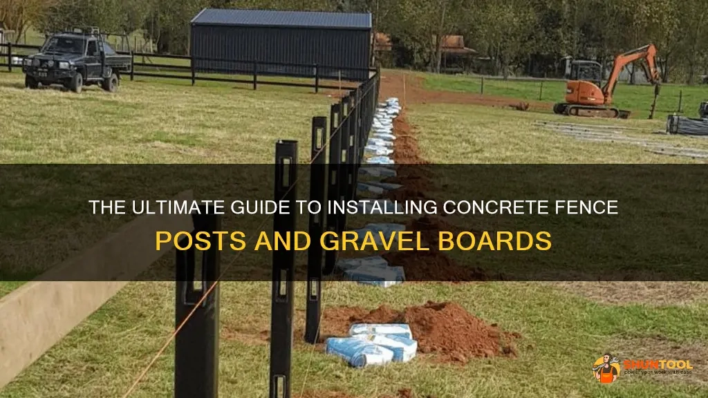 The Ultimate Guide To Installing Concrete Fence Posts And Gravel Boards ... with regard to Install Fence Post