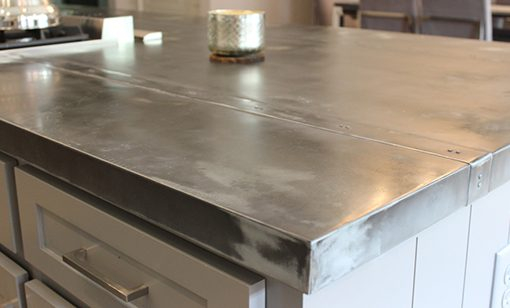 The Versatility And Durability Of Zinc Sheets For Countertops - Belmont ... with The Real Truth About Maintaining Zinc Countertops Beyond the Parisian Charm