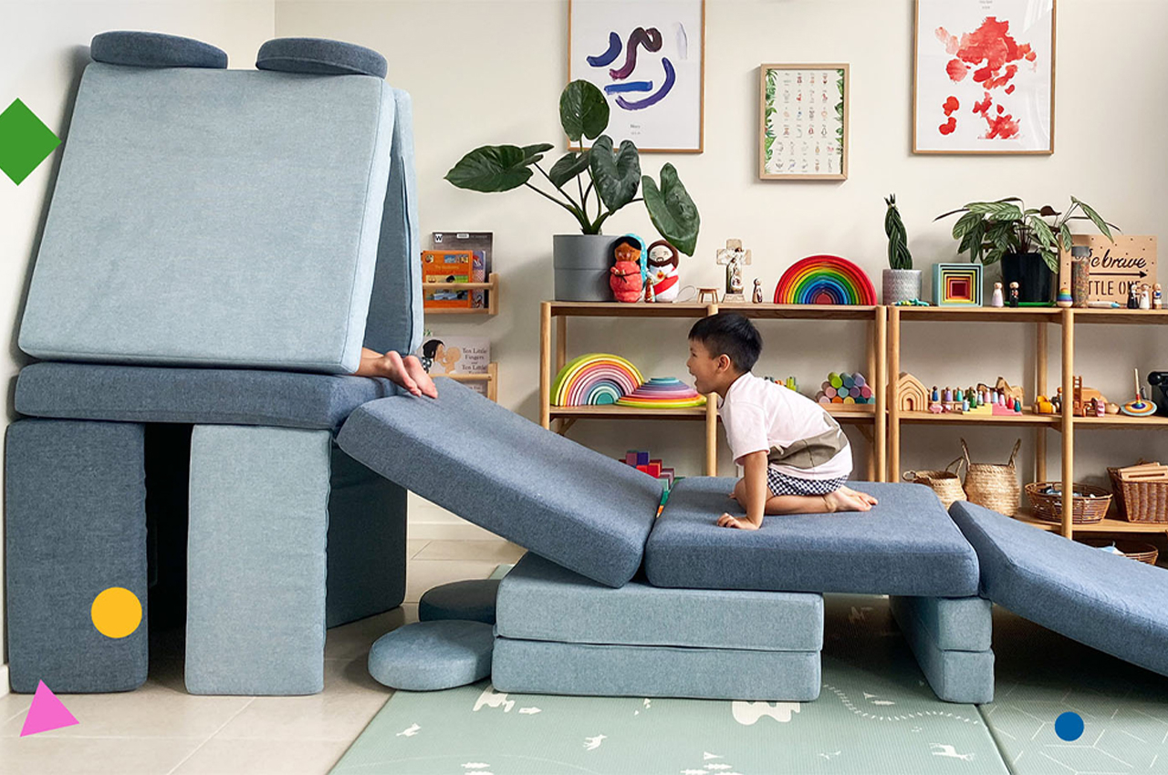 This Modular Furniture System Designed For Kids Is Built To Be Play ... with How Modular Furniture Grows With Your Child Through Every Developmental Stage