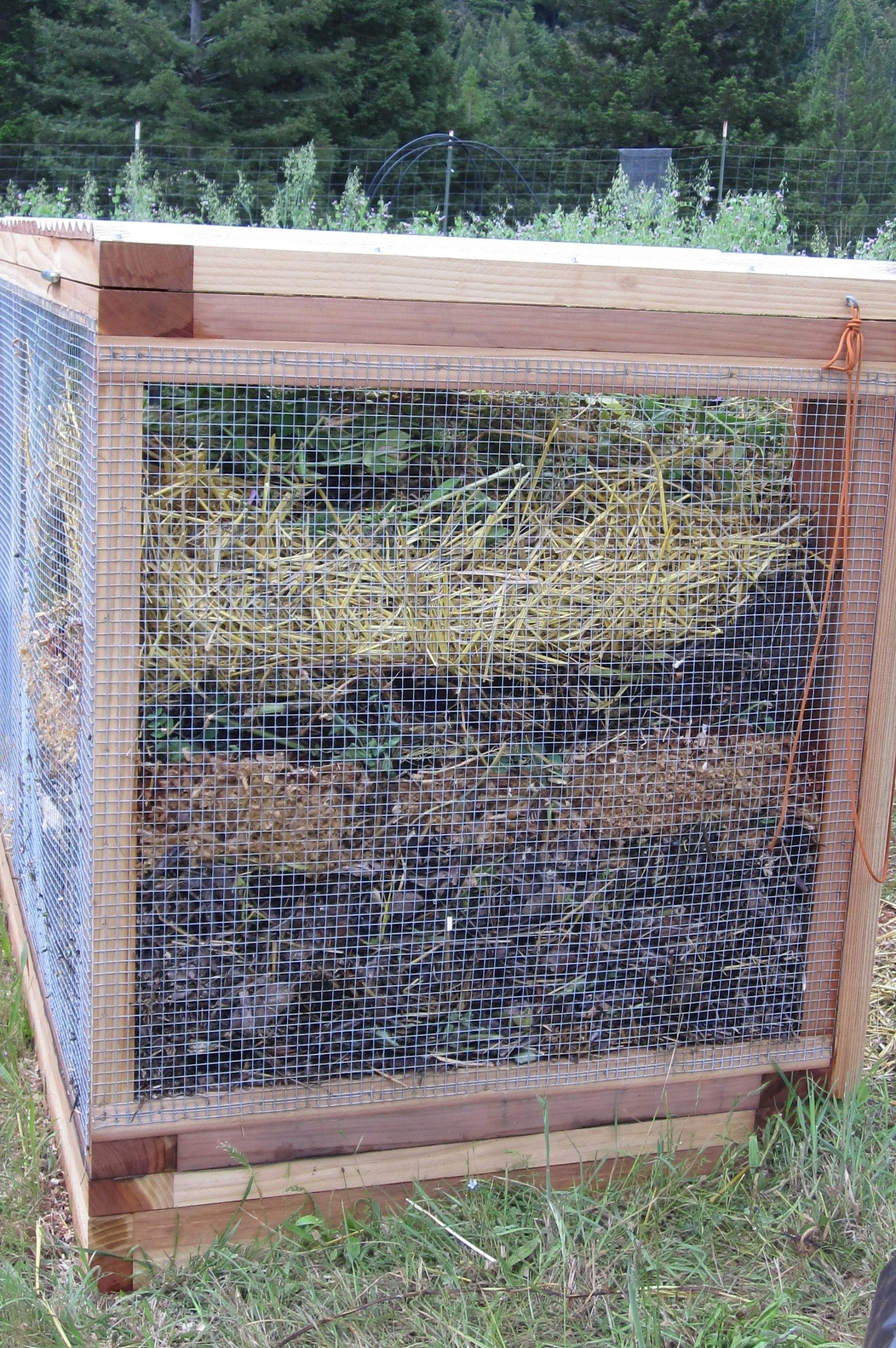 Three Bin Compost System, From One End. Critter-Proof. | Outdoor ... pertaining to The Beginner Guide to Building a Critter-Proof Compost Bin in 2026