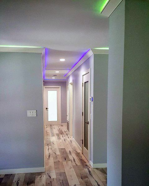 Top 40 Best Crown Molding Lighting Ideas - Modern Interior Designs pertaining to Cove Lighting Crown Molding