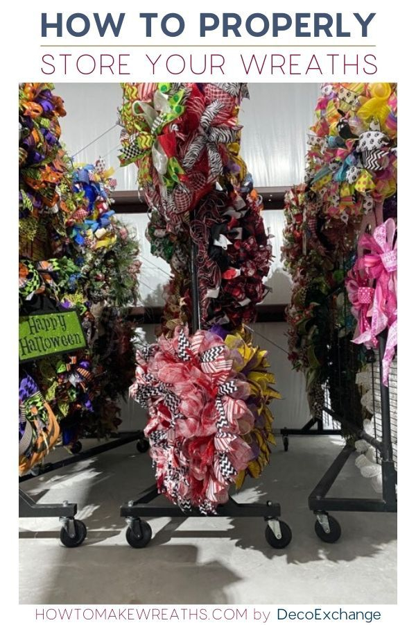 Top Wreath Storage Secrets You Need To Know How To Make Wreaths ... inside What Professional Florists Wish You Knew About Wreath Storage