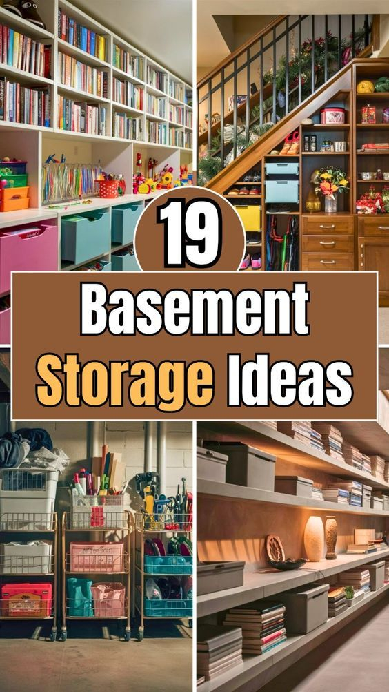 Transform Your Basement Into An Organized Haven With These 19 Clever ... for Storage Unit Organization System