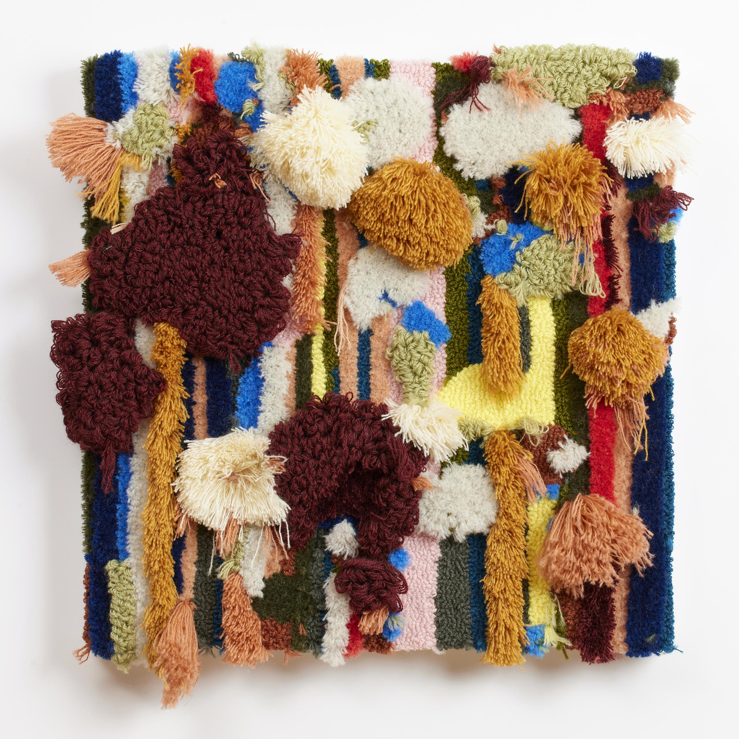 Trish Andersen - &amp;#039;A Tisket, A Tasket&amp;#039; - Contemporary Fiber Art ... throughout Textile Wall Art Trends