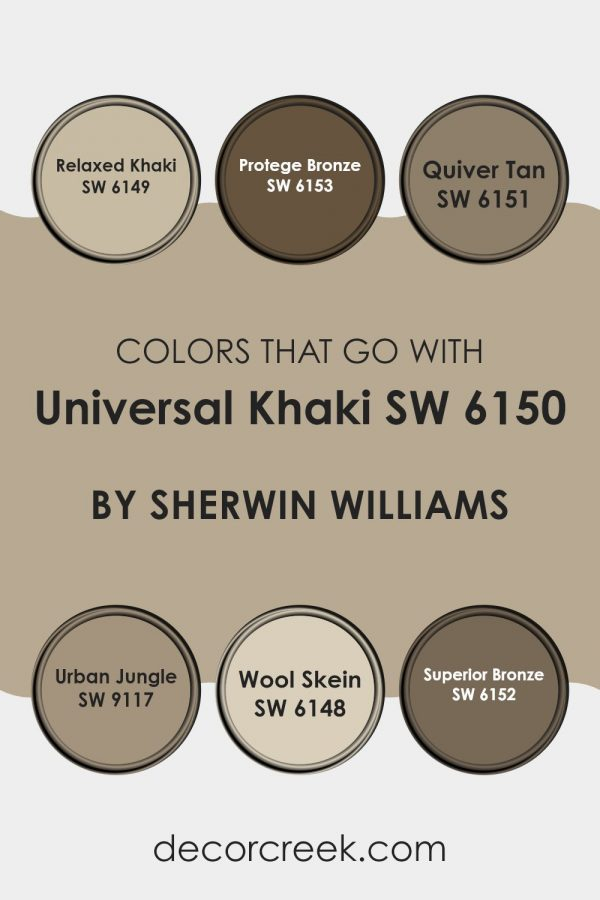 Universal Khaki Sw 6150 Paint Color By Sherwin Williams - Decorcreek throughout Sherwin Williams Color Of The Year 2026