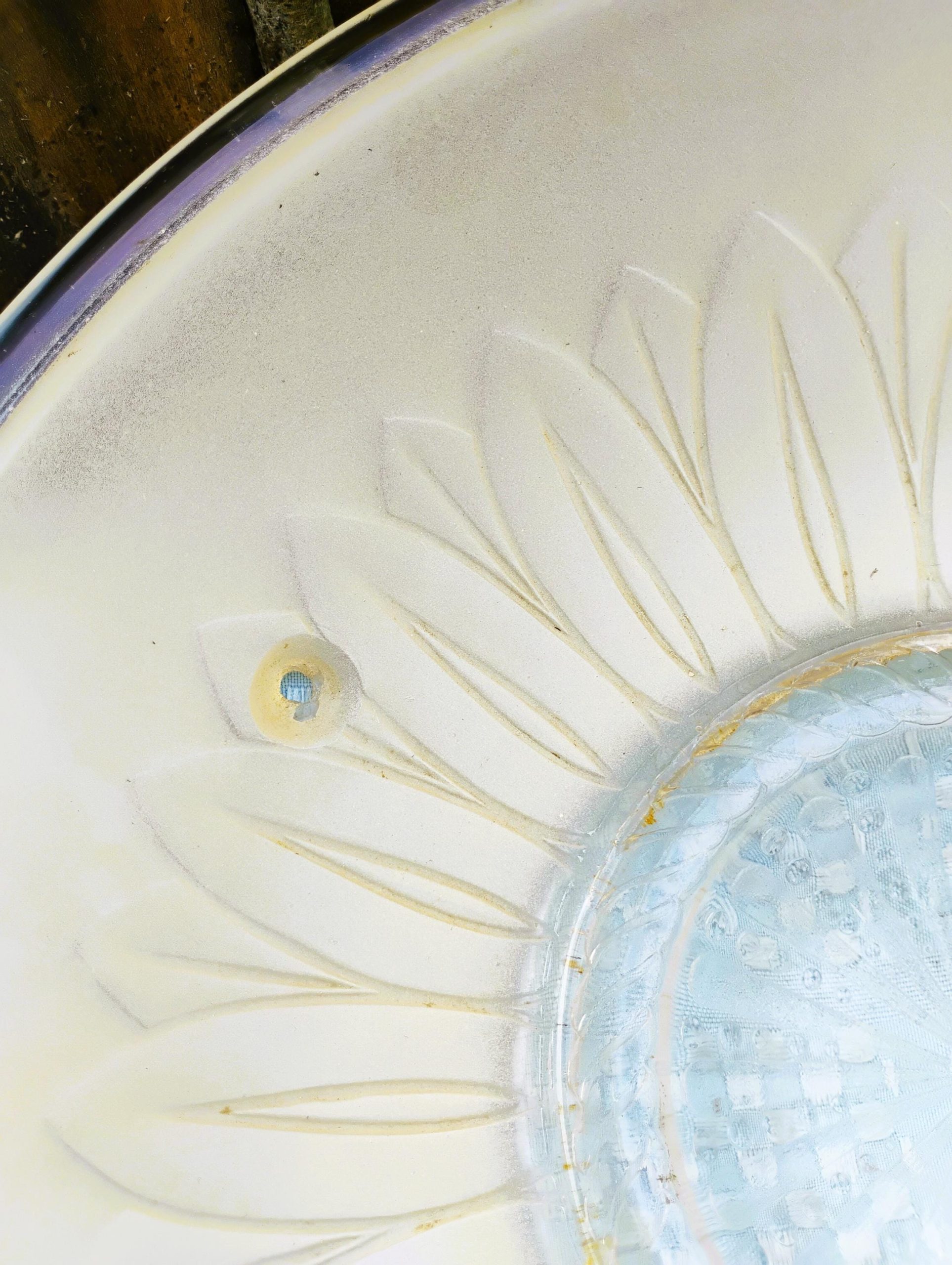 Vintage Art Nouveau - Art Deco Style Light Shade - Semi Flush Mount - Etsy intended for Roy Slade Design Inspiration