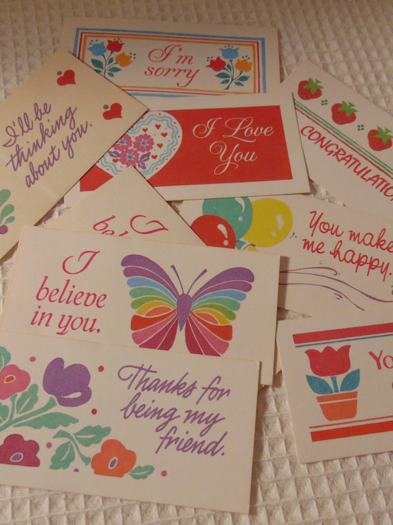 Vintage Cards Inspirational Sentimental Cards Surprise - Etsy in Greeting Card Organizer