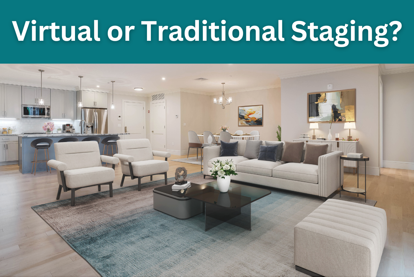 Virtual Staging Cost Vs Traditional Staging - Square Foot Productions regarding Virtual Staging Vs Real Staging Cost