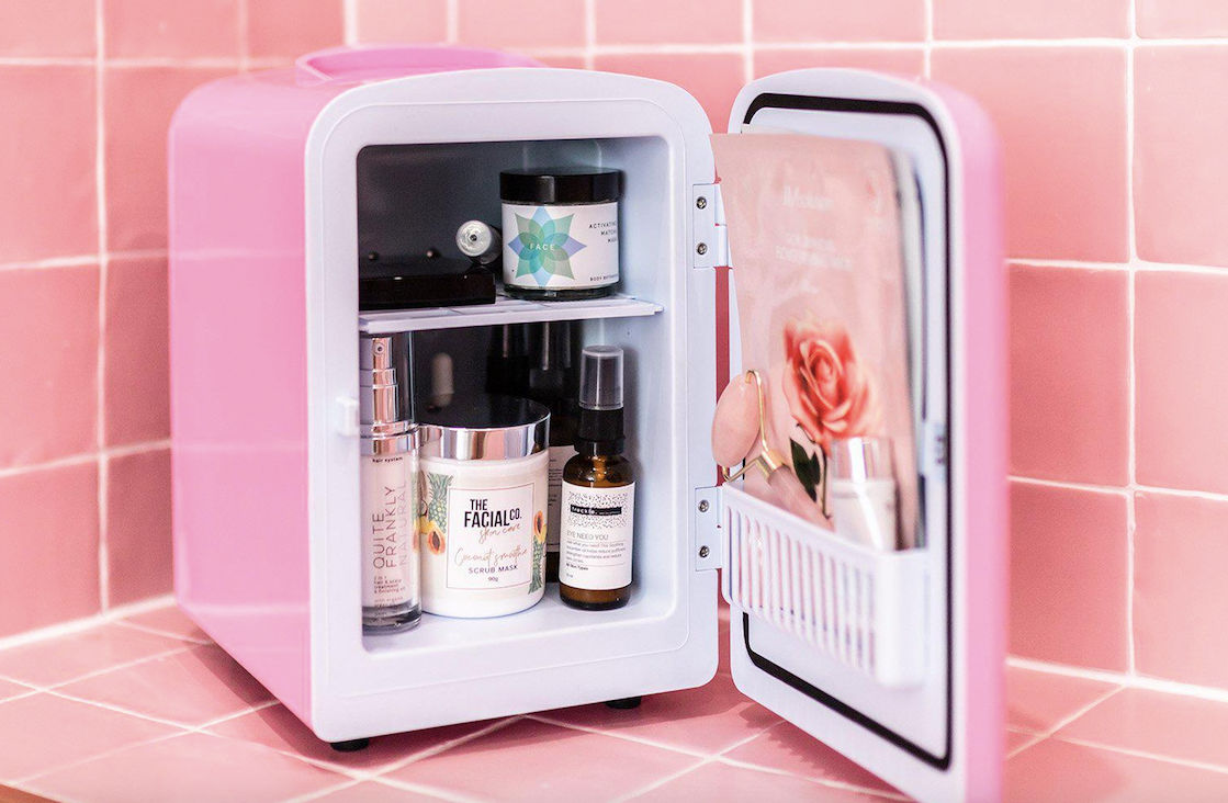 What Is A Skincare Fridge And Do You Really Need One? with What actually belongs in a skincare fridge to extend shelf life