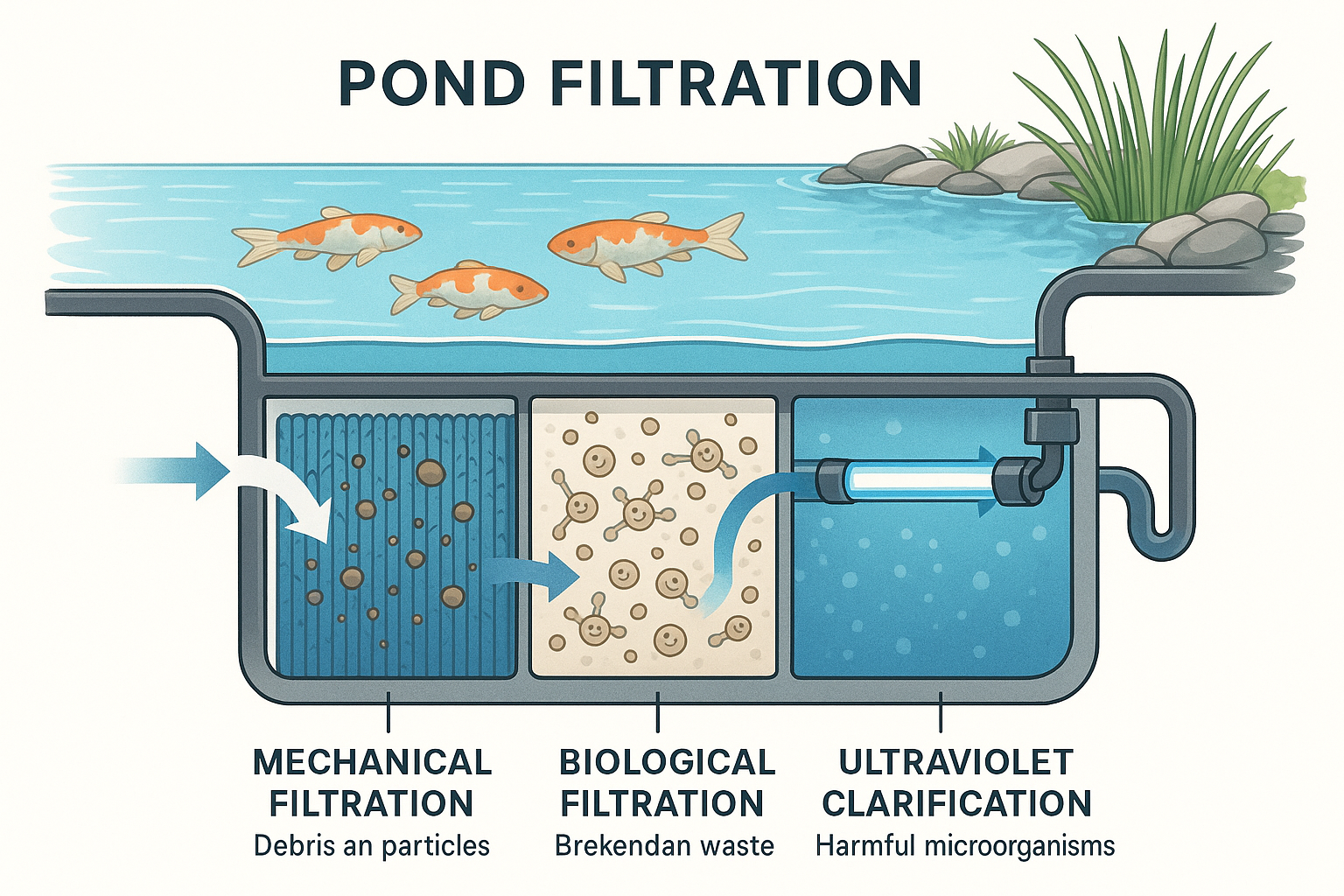 What Is Pond Filtration And Why It’s Essential For Ponds? for Koi Pond Design Filter System