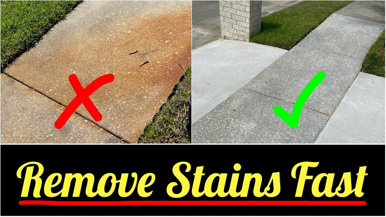 What Is The Best Concrete Rust Stain Remover At David Oldham Blog inside Stain Wood Evenly