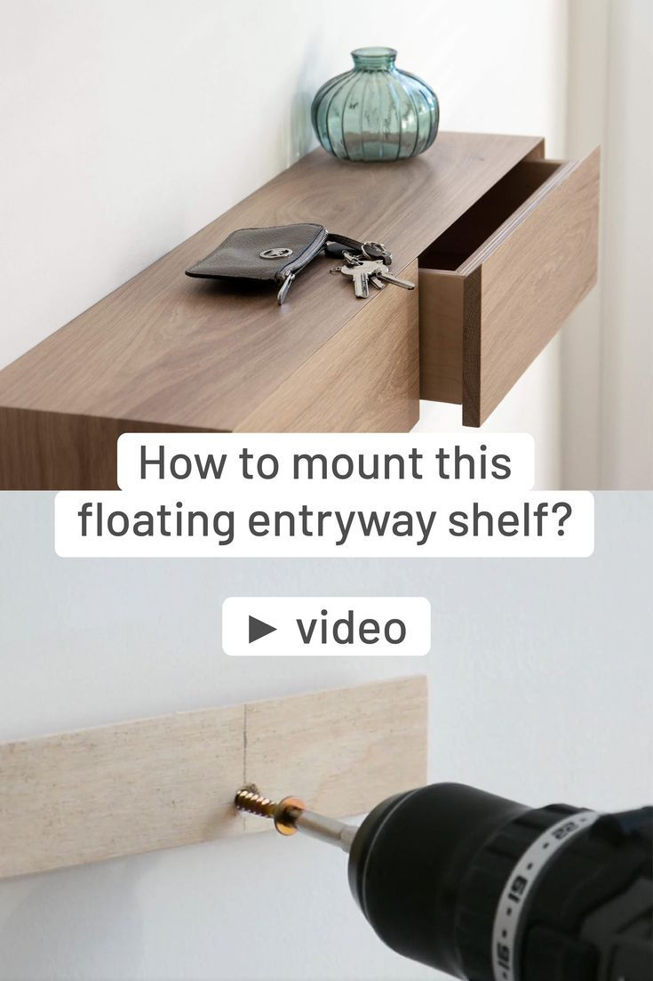 What's French Cleat, Why It's Used For Floating Nightstands | Entryway ... pertaining to Why Floating Shelves Are the Smartest Nightstand Alternative Today