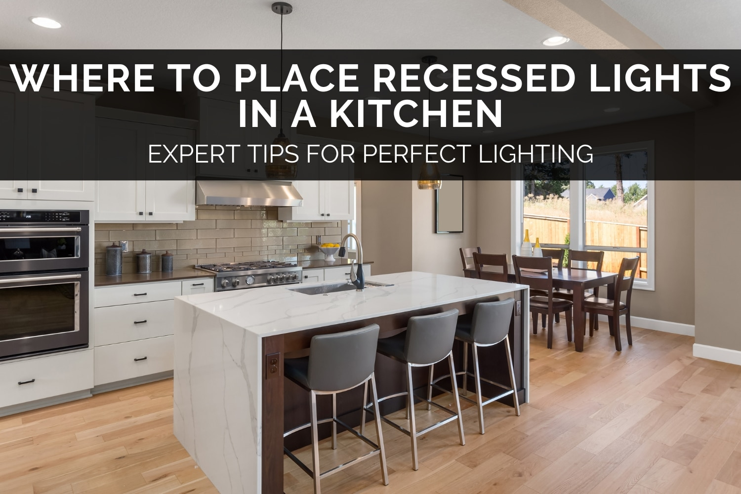 Where To Place Recessed Lights In A Kitchen pertaining to Recessed Lighting Spacing Guide