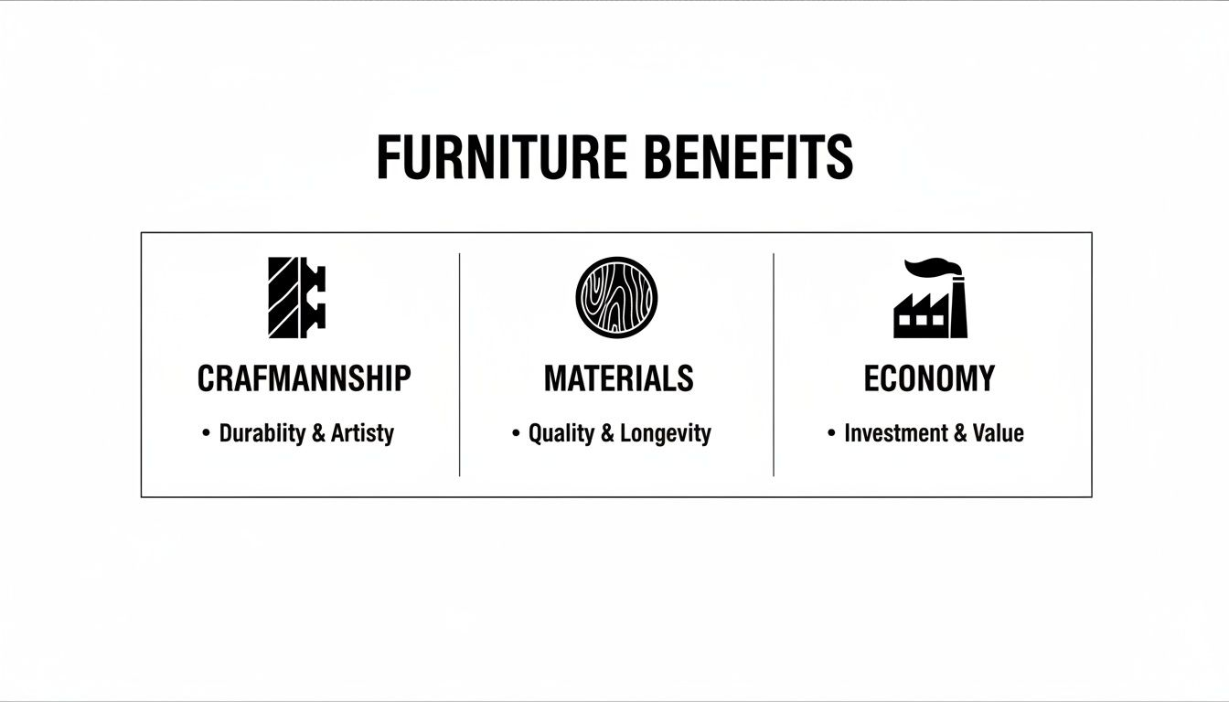 Why American Made Furniture Is A Smart Investment For Your Central ... inside Thrift Store Furniture Finds