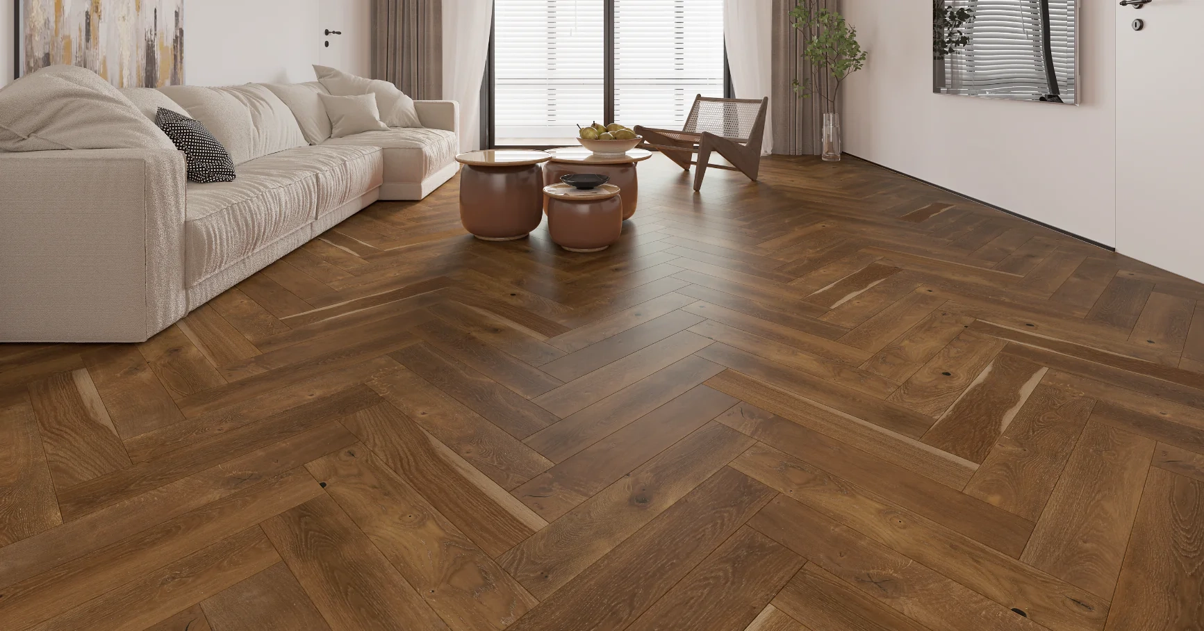 Why Do Herringbone Hardwood Floors Create Striking Spaces? within Why Even Pros Struggle With Herringbone Floors and How to Get It Right