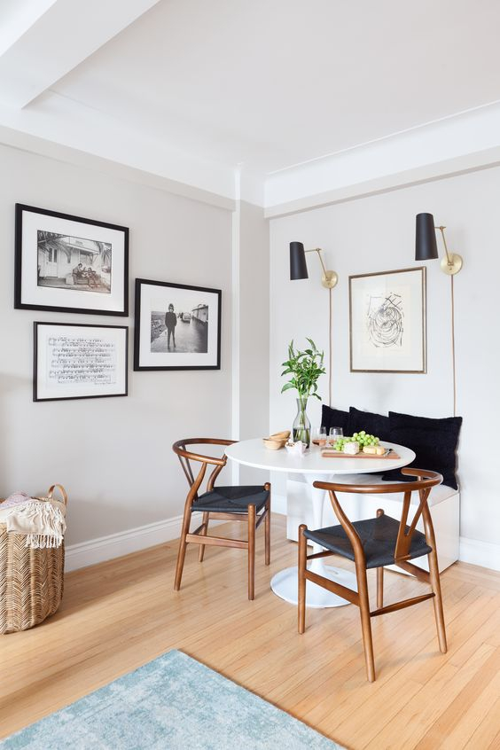 Wishbone Chair Styling Tips And 46 Ideas - Digsdigs in How to Style Wishbone Chairs for Small Spaces and Open Concepts