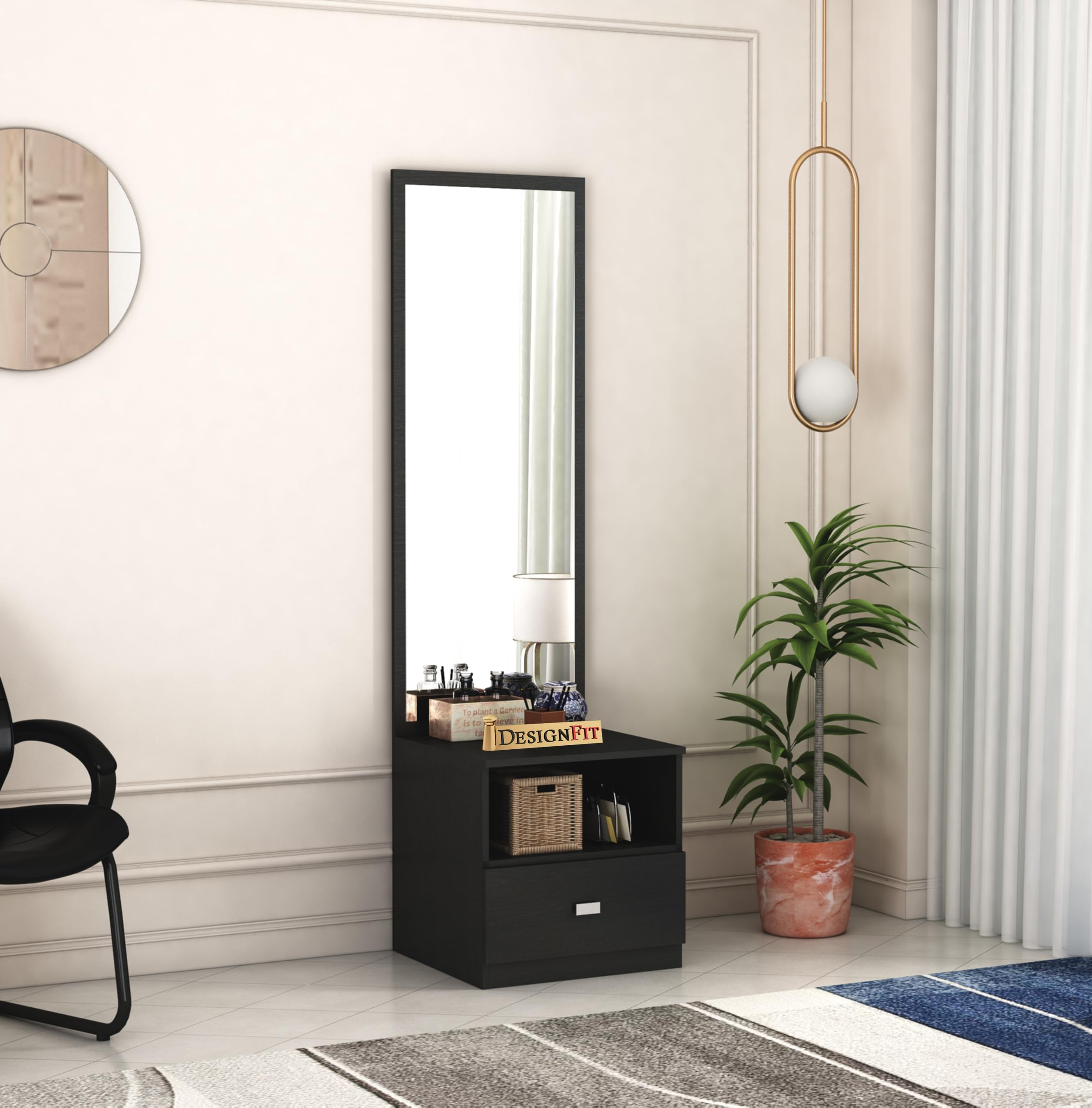 Wooden Dressing Mirror With throughout Dressing Table With Mirror