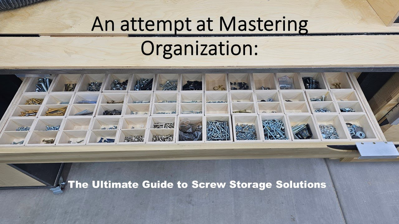 Workshop Screw Storage Screw & Nail Organizer. It's As Easy As It regarding Screw And Nail Organizer
