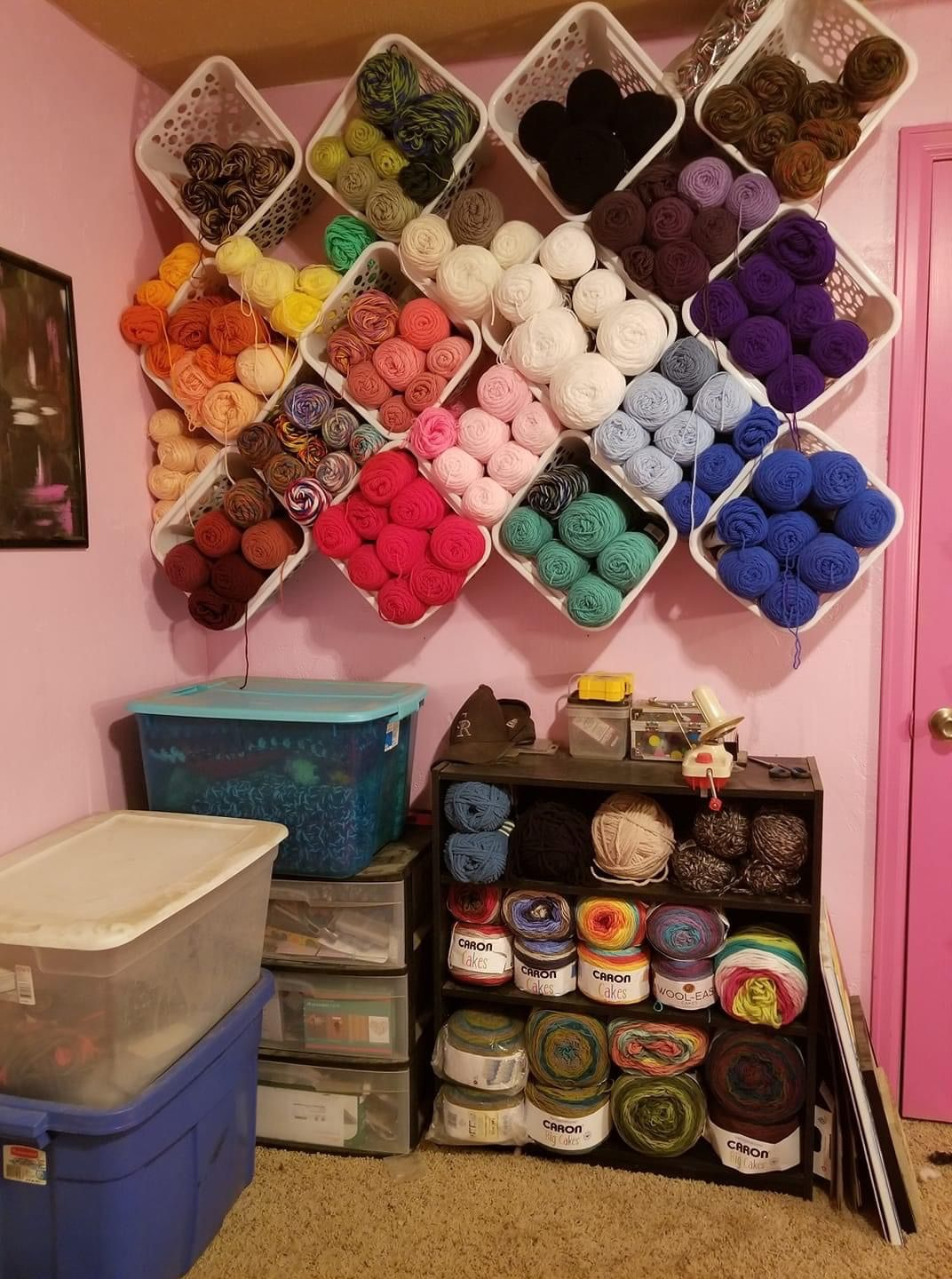 Yarn Storage Ideas intended for Budget Friendly DIY Ideas to Store Yarn Without Breaking the Bank