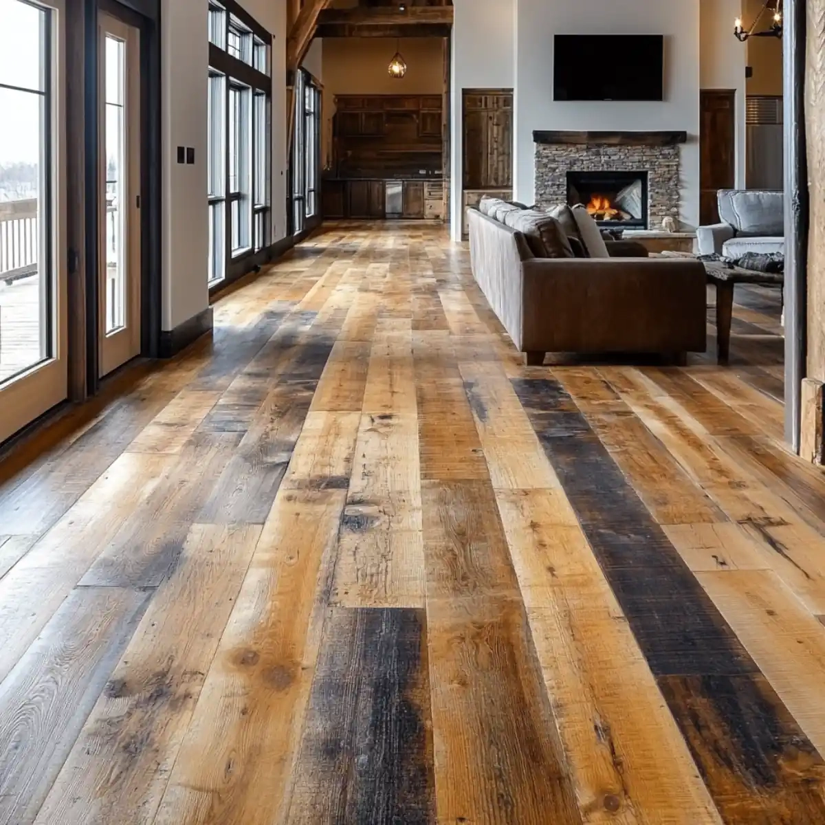 10 Farmhouse Flooring Ideas For Warmth And Character throughout Integrating Reclaimed Barn Wood Into Minimalist Spaces Without Overwhelming the Room